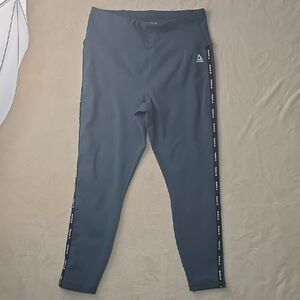 Reebok Blue Women's Leggings Size L Large